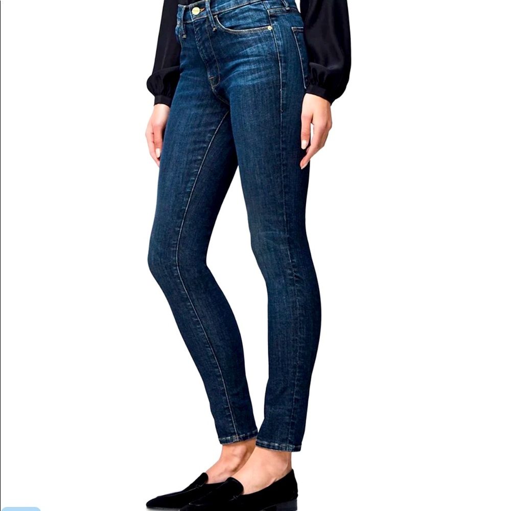 Frame Jeans Le High Skinny worn 1x